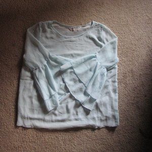 H&M Kids Light Blue Blouse with Long Sleeves!